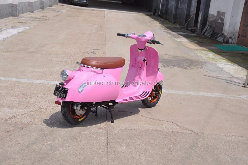 factory hot sale cheap 1000W vintage pink electric scooter