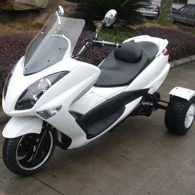 Chinese factory supplier EEC approval three wheel gasoline 200cc trike scooter