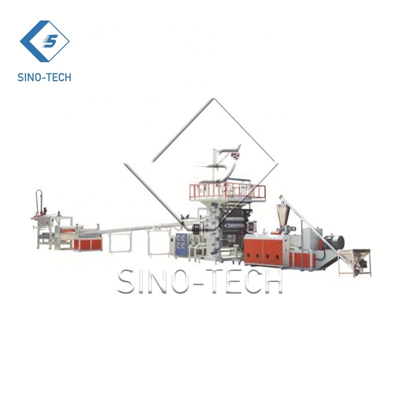 Stone Plastic Composite Stone Polymer Composite SPC floor making machine vinyl production line for floor producing