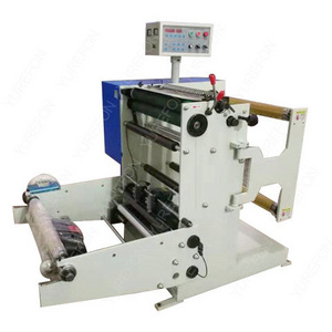 Multi Functional Slitter Rewinder Roll to Roll Single Straw Paper Slitting maker Machine