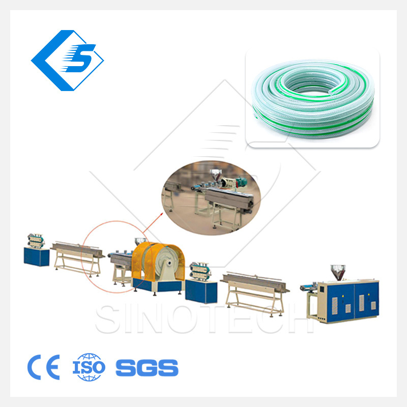 Transparent PVC Garden Hose Making Machine Water Pipe Single Screw Pipe Extruder Machinery