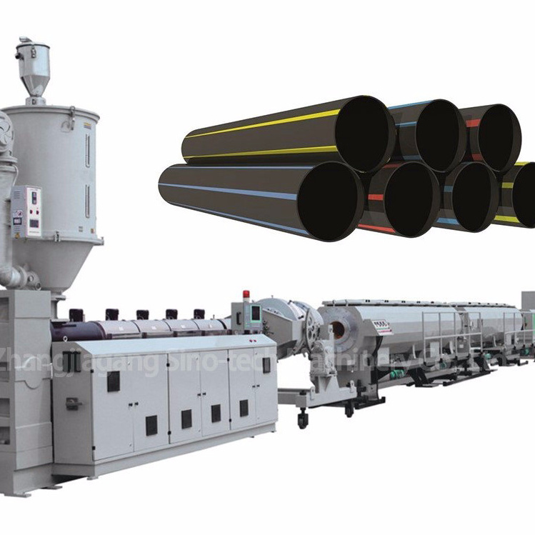 Plastic HDPE Agricultural Irrigation Pipe Gas Tube Production Line Extruder Machine