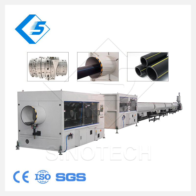 Extruder double Screw Plastic HDPE Pipe Polyethylene Production Line Price