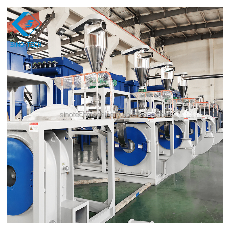 High speed PVC/PP/PE/PA/PC/PS/ABS/PET/EVA plastic flour mills wheat milling recycling pulverizer machine grinder for stable