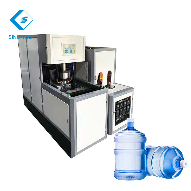 5 gallon semi automatic 4 cavity pet bottle blowing machine for 10L 10 liter pet jar water bottle