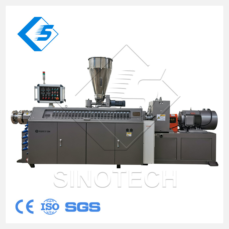 Efficient Double Screw Extruder Equipment PVC Plastic Extruders for PVC UPVC CPVC Pipe Making Machine Production Machine Line