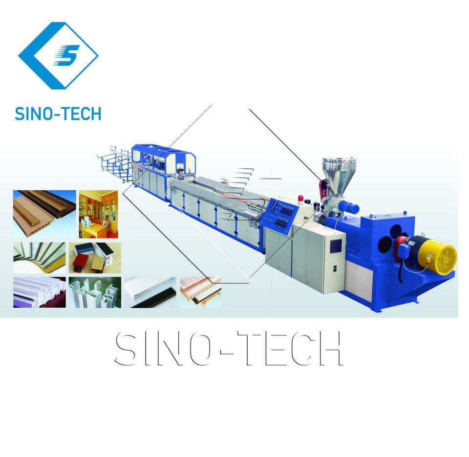 wpc pvc fence profile extrusion machine Upvc profile production machines for windows