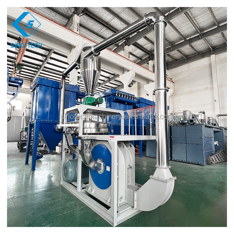 High speed PVC/PP/PE/PA/PC/PS/ABS/PET/EVA plastic flour mills wheat milling recycling pulverizer machine grinder for stable