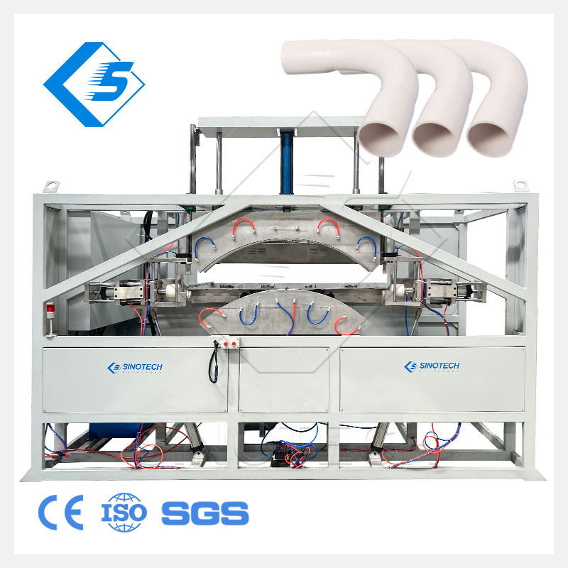 32mm diameter hot sale semi auto hdpe PVC exhaust pipe bending making machine machinery