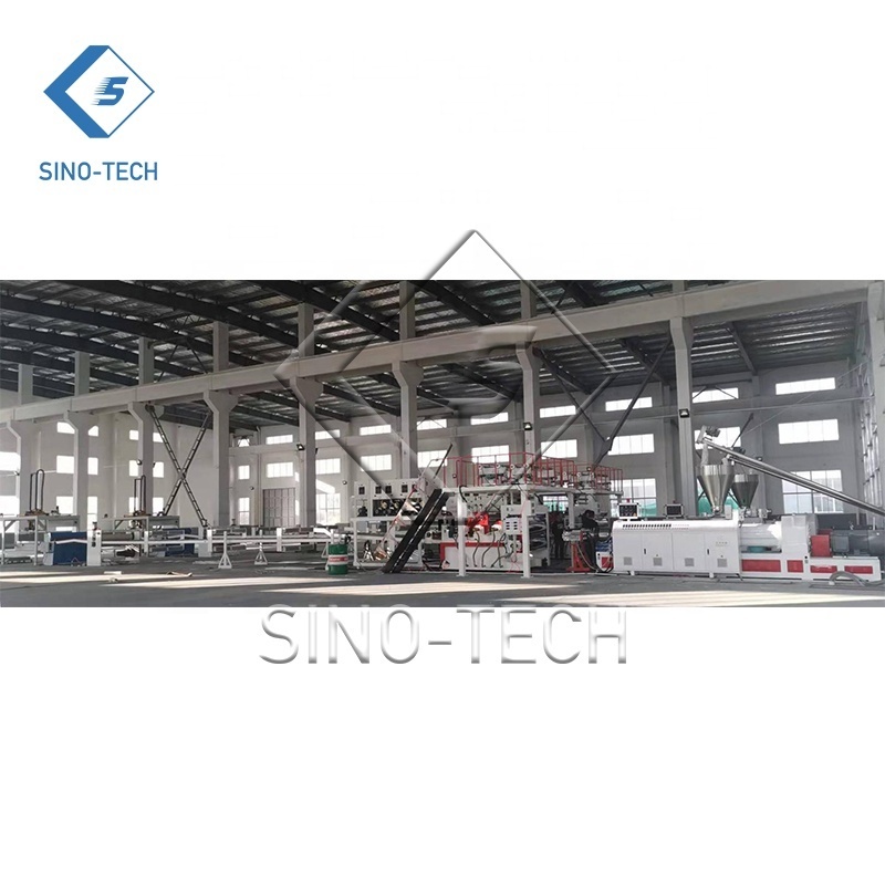 Stone Plastic Composite Stone Polymer Composite SPC floor making machine vinyl production line for floor producing