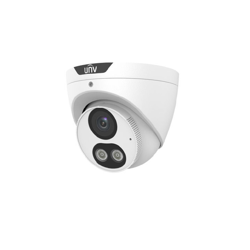 UNV uniview Outdoor HD 5MP IP POE  Two Way Audio Light and Audible Warning Fixed Eyeball IR Security CCTV Surveillance