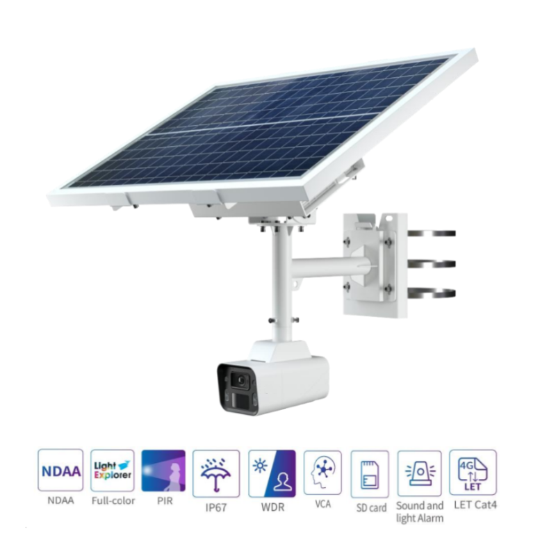 High Quality TVT 4MP Outdoor Solar 4G Camera Wireless Cctv Security Cameras Surveillance Wifi Network camera