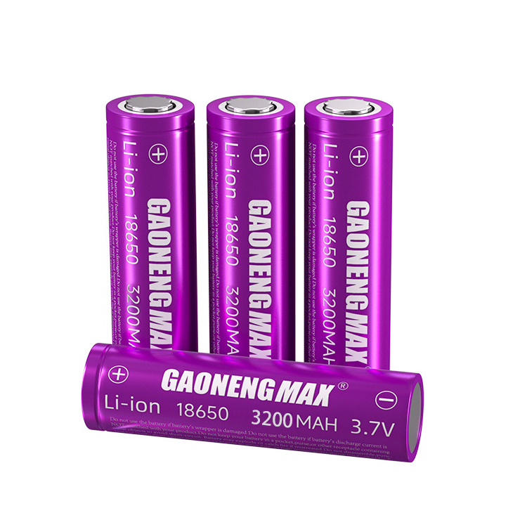 Wholesale gaonengmax lithium li ion 3.7v 3200mah for Electric Folklifts 18650 battery