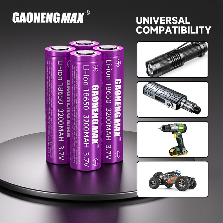 Wholesale gaonengmax lithium li ion 3.7v 3200mah for Electric Folklifts 18650 battery