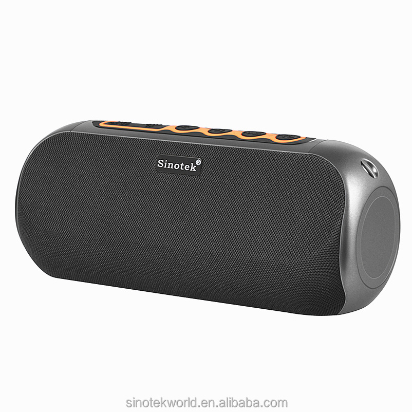 Sinotek 20W IPX5 waterproof speaker deep bass 64GB USB aux input radio blue tooth speaker wireless