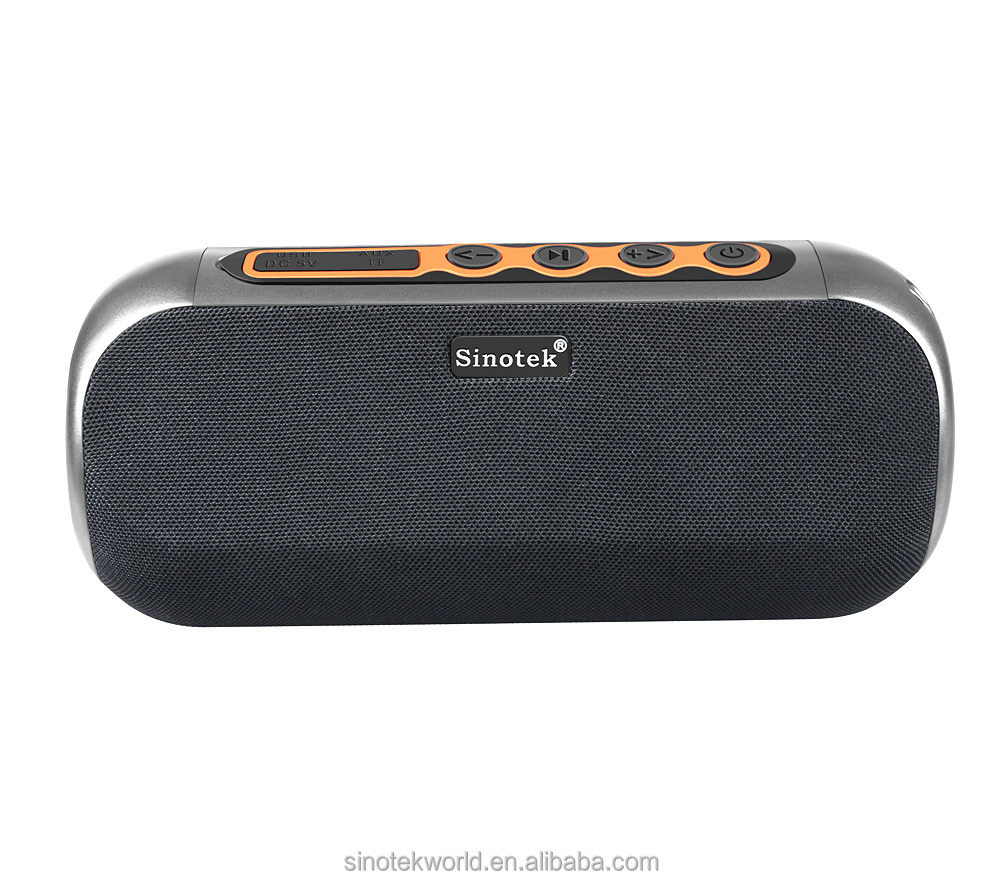 Sinotek 20W IPX5 waterproof speaker deep bass 64GB USB aux input radio blue tooth speaker wireless