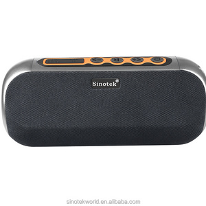 Sinotek 20W IPX5 waterproof speaker deep bass 64GB USB aux input radio blue tooth speaker wireless