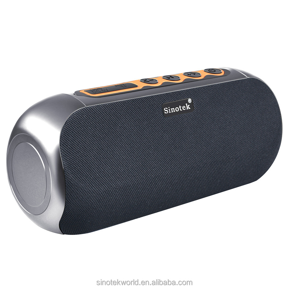 Sinotek 20W IPX5 waterproof speaker deep bass 64GB USB aux input radio blue tooth speaker wireless