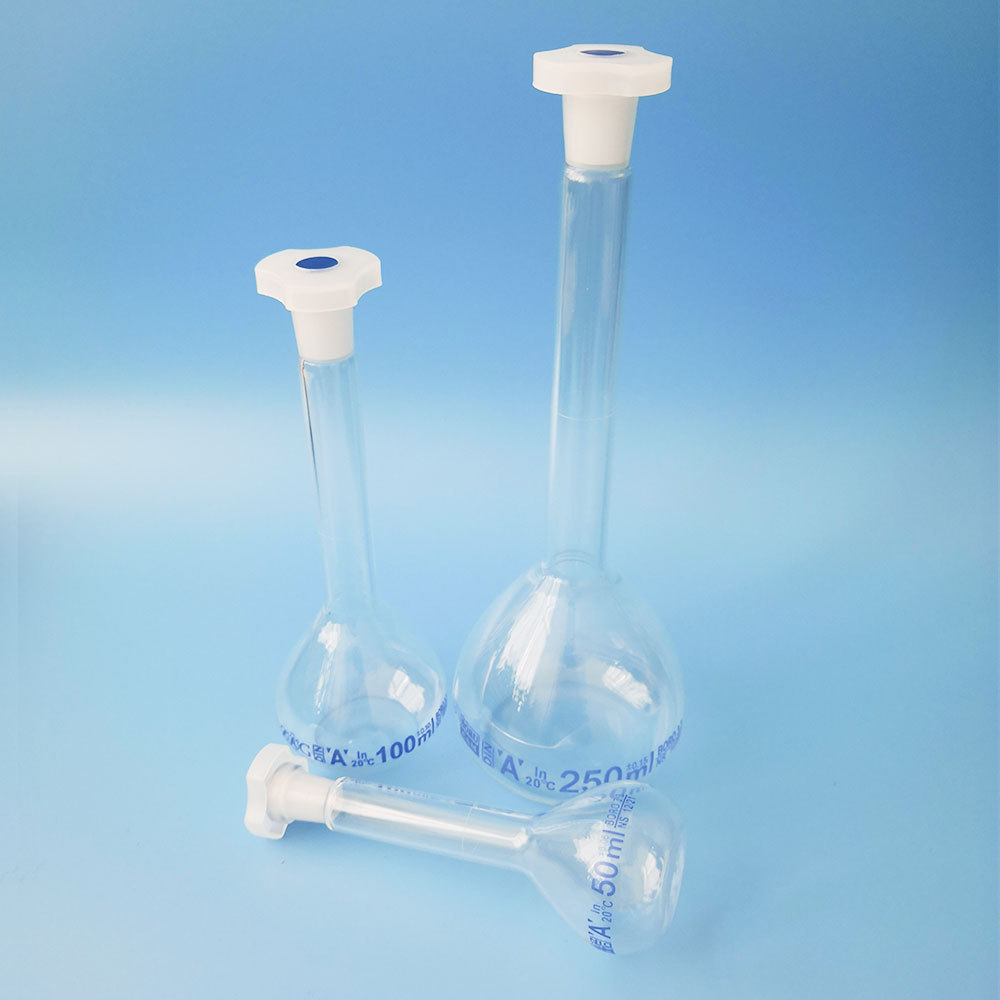 SN-1621 Lab Glassware Quartz Measuring Flask Quartz Volumetric Flask