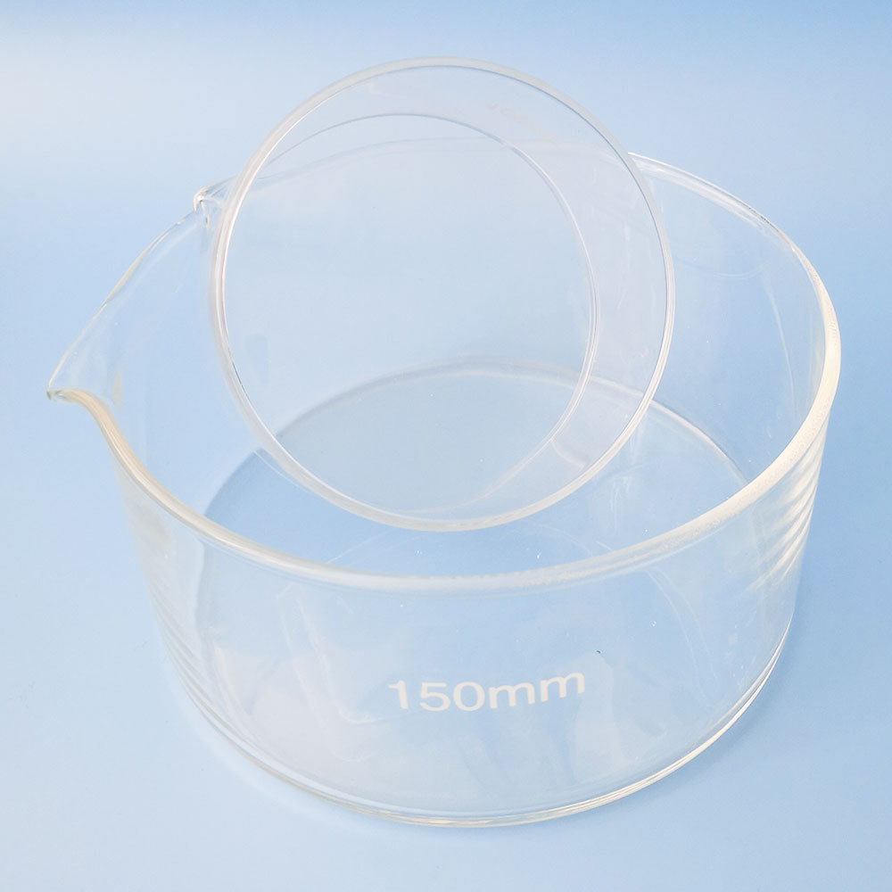 sn1173 Round Clear Laboratory Glassware Quartz Glass Petri Dish