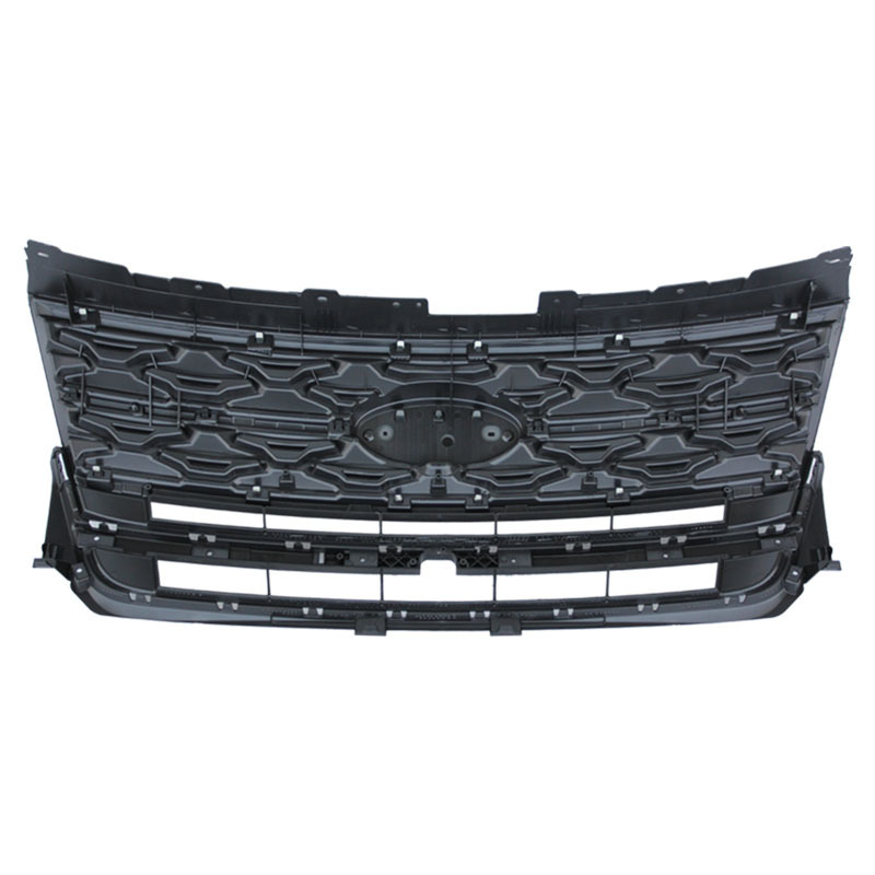 Front Bumper  Glossy Black Grille For Ford Explorer 2018  (Fits: 2018 Ford Explorer)