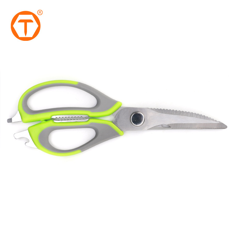 Hot sale detachable multitool kitchen scissors shear heavy duty with bottle opener