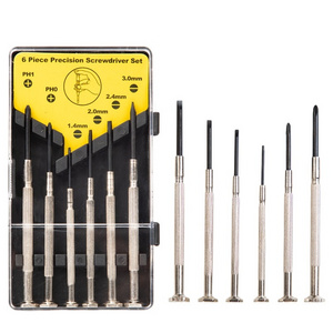 6 pcs different size precision screwdriver set for repair