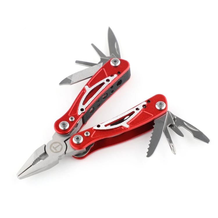 stainless steel multi function tool blade camping survival knife screwdriver can opener pocket pack folding tactical pliers