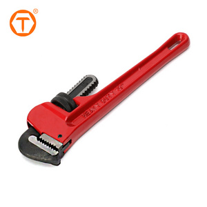 American type carbon steel pipe wrench heavy duty adjustable pipe wrench