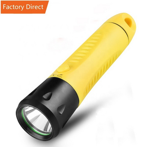 Clover underwater Flash Light Magnetic Switch Waterproof scuba Diver Torch LED Diving Flashlight 50m 80m 100m Diving