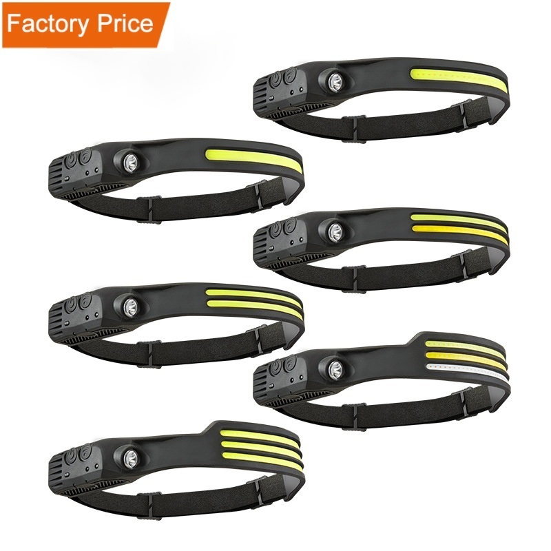 High Quality 350 Lumen Power 10W COB flashlights & torches flashlight torch rechargeable headlamp