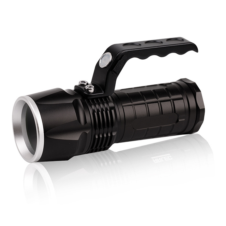 Outdoor emergency rechargeable portable handheld spotlight waterproof spot searchlight led high power search light