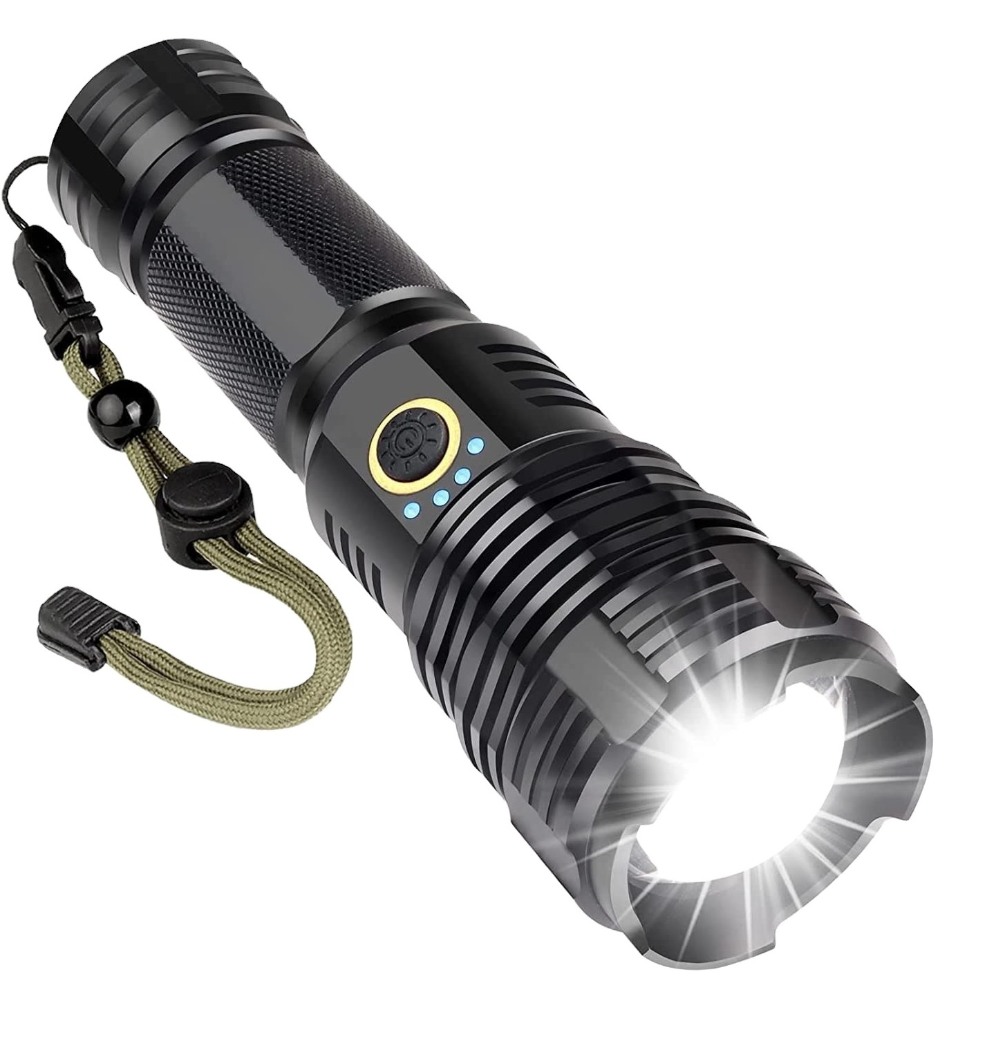 Usb zoomable led light 1000 lumen LED Flashlight rechargeable spotlight flashlight led 12 volt handheld spotlight