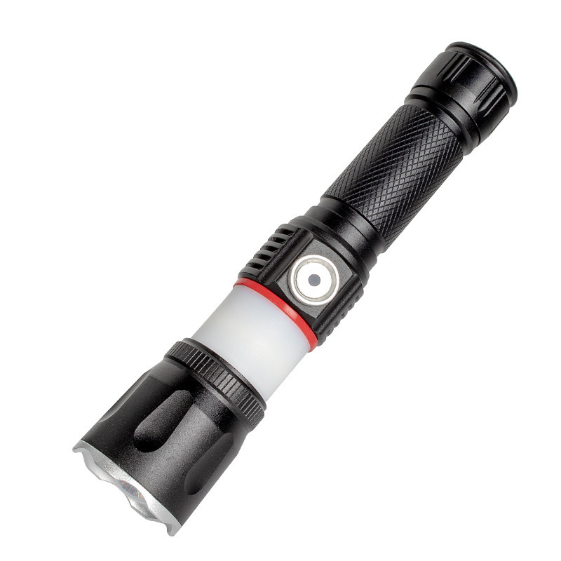 Waterproof led rechargeable defensive tactical flashlight teaser electric defense power led hunting light