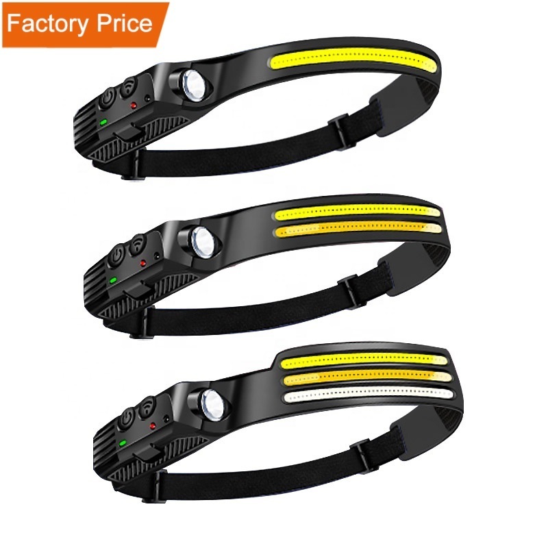 High Quality 350 Lumen Power 10W COB flashlights & torches flashlight torch rechargeable headlamp