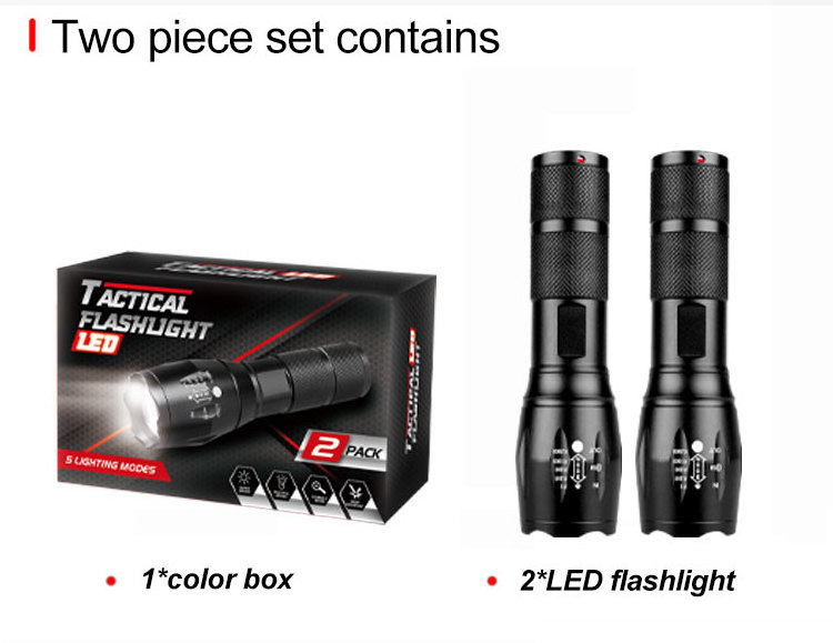 100000 lumens led tactical flashlight bright usb 2022 high power Rechargeable working LED flashlight