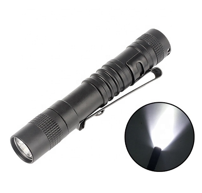 Wholesale Aluminum Alloy Penlight Pen flashlight Torch uv Led laser pointer torch pen Flashlight with Clip