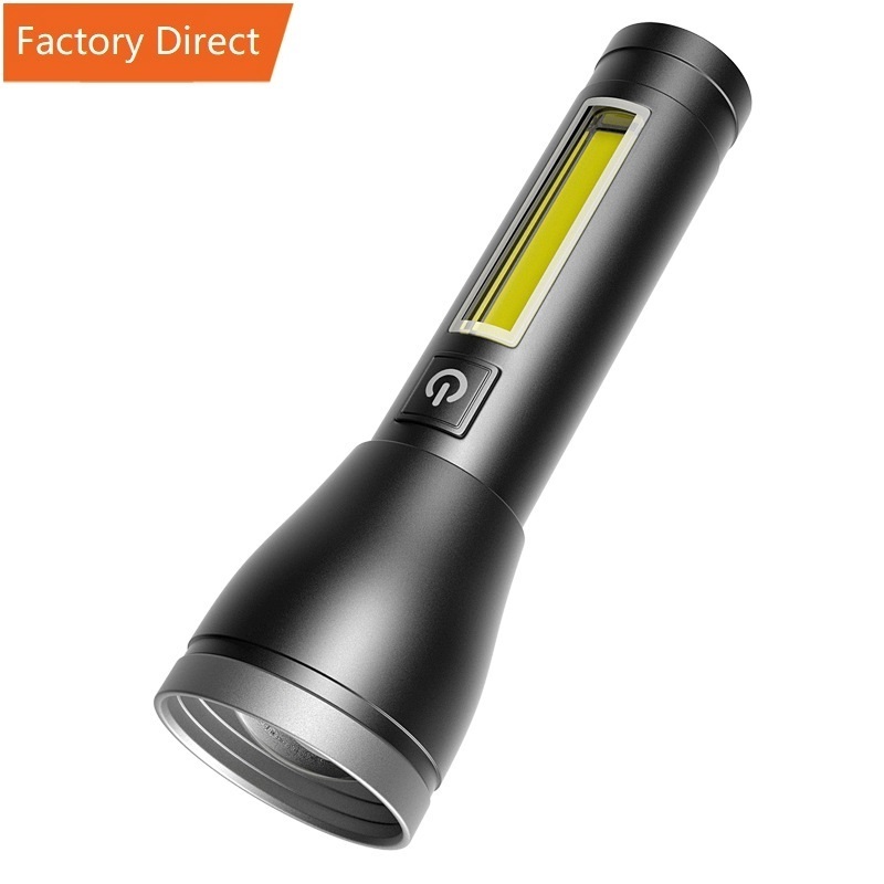 Aluminum Magnetic Flood Lamp portable flashlight High Bright Torchlight LED Flashlight Night riding flashlight