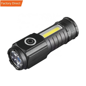 2000 lumens Plastic Three-Eyed Monster Mini Flashlight German Monster Mini Flashlight Small Super Power Flashlight