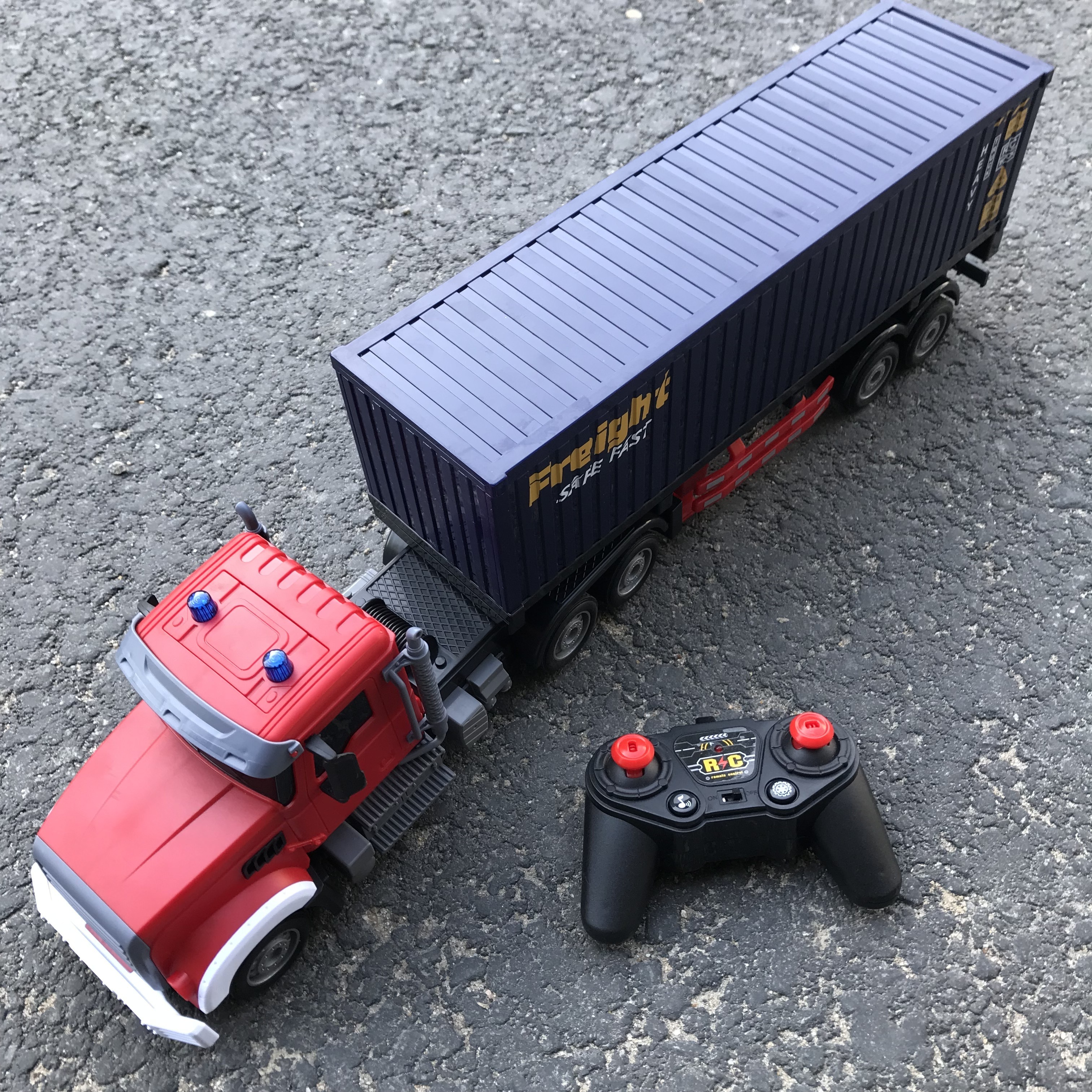 rc trailer big trucks electric container tanker rechargeable battery included remote control kids toys car children toy vehicles