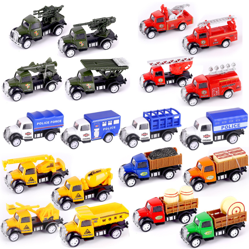 Kids toys patrol wagon children diecast model metal pull back toy cars 1: 55 diecast toy car models police vehicle for boy