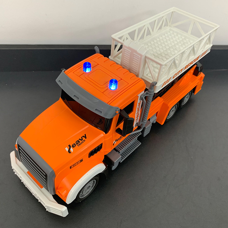 11CH R/C Emergency Fire Rescue Vehicle Transport Car Toy Wireless Professional Fire Truck Toys Remote Control Model Kid Toys