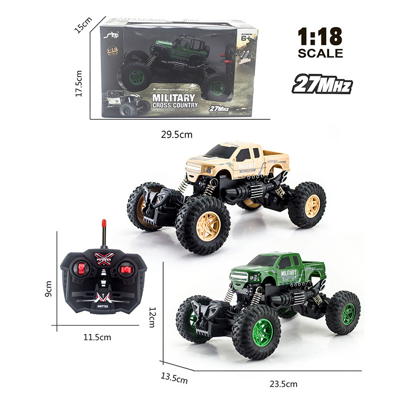 Auto rc car offroad remote control cars stunt vehicle 1/18 hot selling new arrival climbing car for girls boys big monster truck