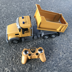 Remote control construction rc truck dump trucks with rechargeable battery r/c toy construction trucks children toys cars remote