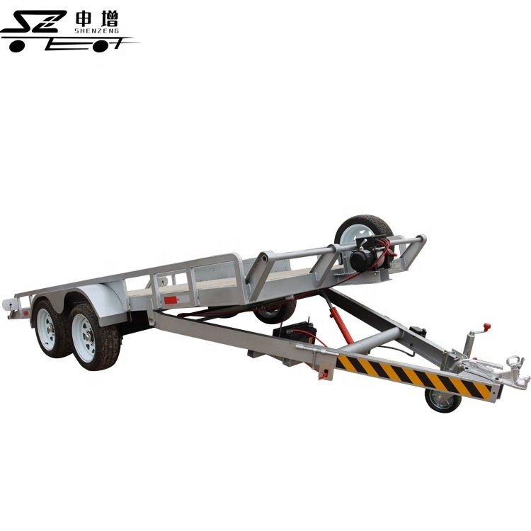 Car carrier platform car transporter trailer