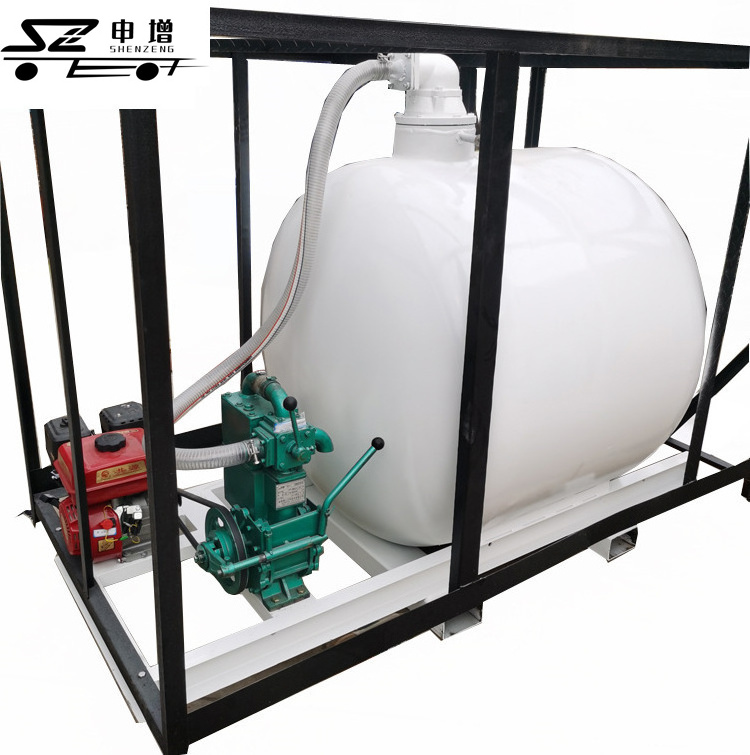 3000L sewage suction tanker truck with vacuum pump