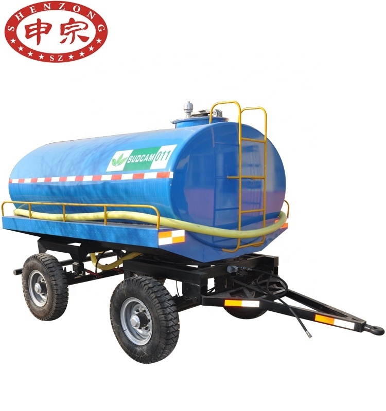 water storage trailers 5 tons 2 axles water tank trailer and water bowser