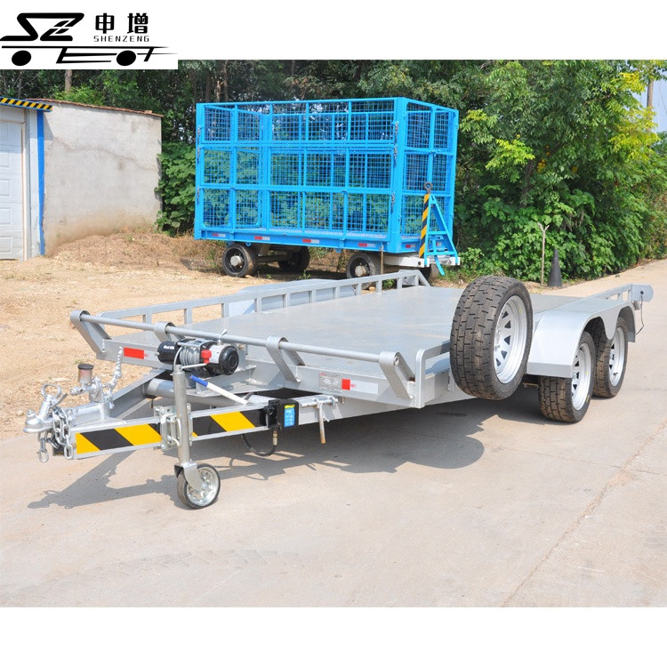 Car carrier platform car transporter trailer