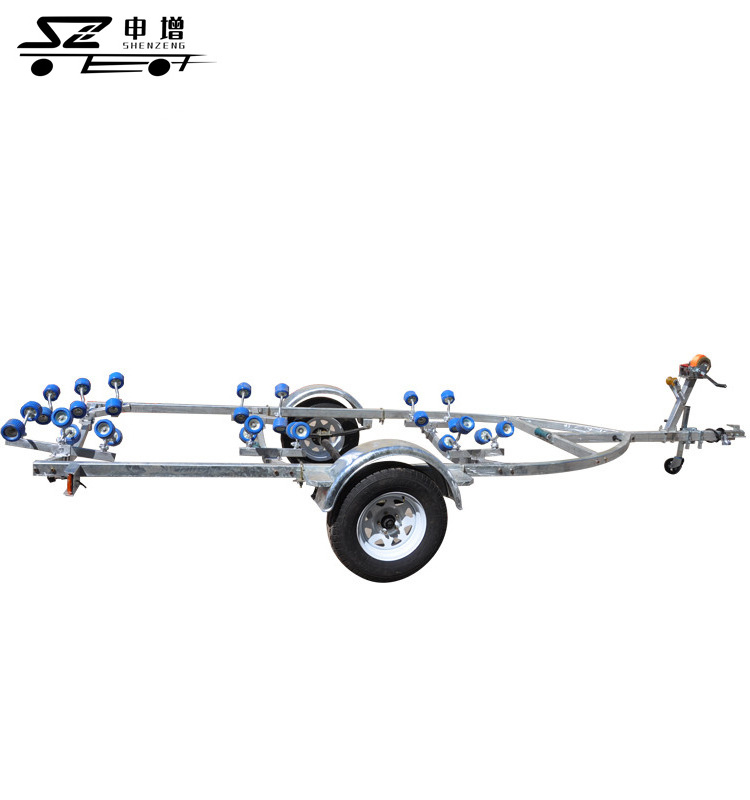 Light Duty 500kgs Small Inflatable Boat Trailer