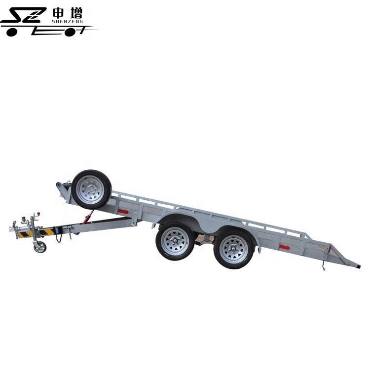 Car carrier platform car transporter trailer